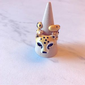 Cheetah Ring Set
